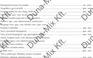 Jelentkezési lap gépjármű egészségügyi alkalmassági vizsgálatra 1